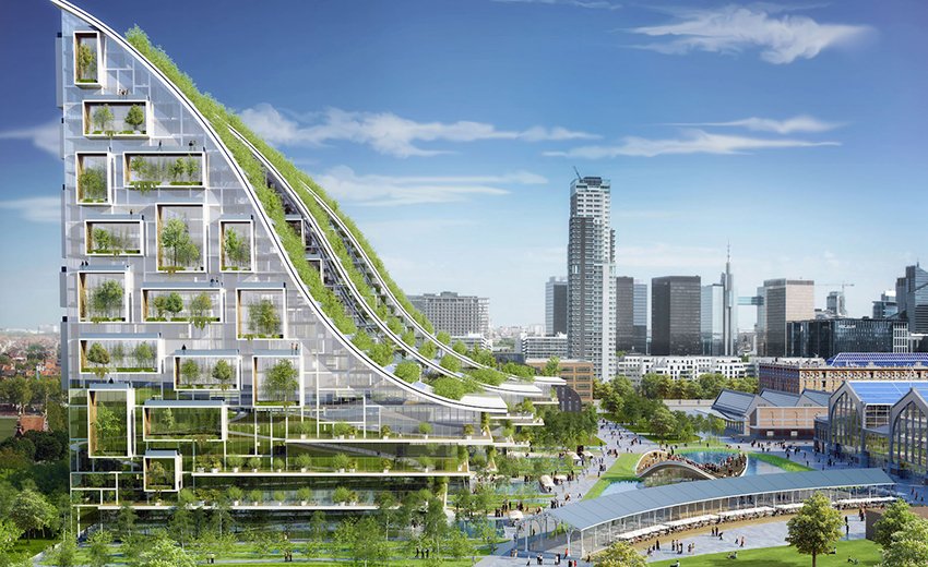 Tour & Taxis masterplan by Vincent Callebaut